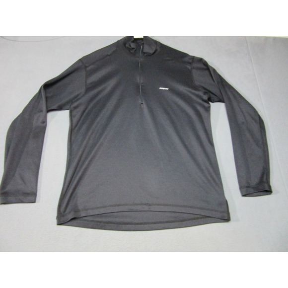 Patagonia Other - Patagonia Shirt Mens Medium Black Capilene 1/4 Zip Worn Wear Base Layer Stretch